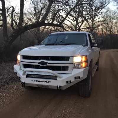 CHEVY 2500-3500HD 2007.5-2010 with CLASSIC FRONT Weld It Yourself STANDARD installed