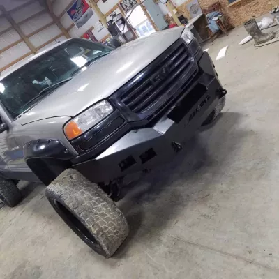 GMC 2500-3500HD 2003-2007 with CLASSIC FRONT Weld It Yourself STANDARD installed