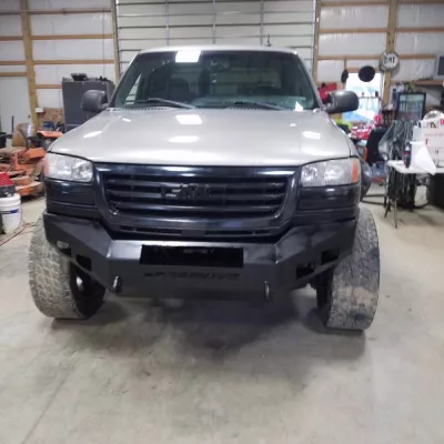 GMC 2500-3500HD 2003-2007 with CLASSIC FRONT Weld It Yourself STANDARD installed