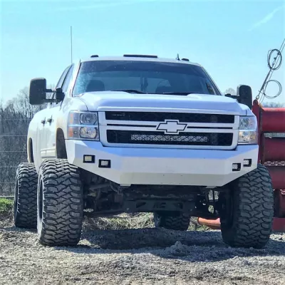 CHEVY 2500-3500HD 2011-2014 with CLASSIC FRONT Weld It Yourself STANDARD installed