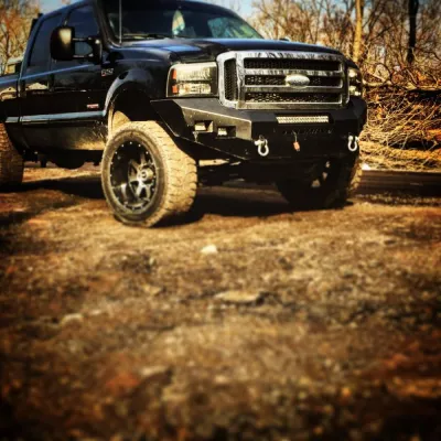 FORD F250-350 2005-2007 with CLASSIC FRONT Weld It Yourself STANDARD installed