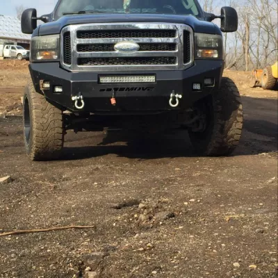 FORD F250-350 2005-2007 with CLASSIC FRONT Weld It Yourself STANDARD installed