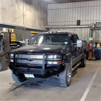 CHEVY 1500 1999-2002 with CLASSIC FRONT Weld It Yourself STANDARD installed