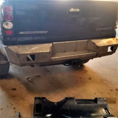 CHEVY 1500 1999-2002 with CLASSIC REAR Weld It Yourself STANDARD installed