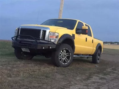 FORD F250-350 2008-2010 with CLASSIC FRONT Weld It Yourself STANDARD installed