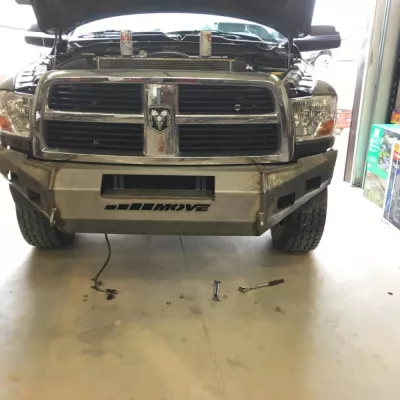 DODGE 2500-3500 2010-2018 with CLASSIC FRONT Weld It Yourself STANDARD installed