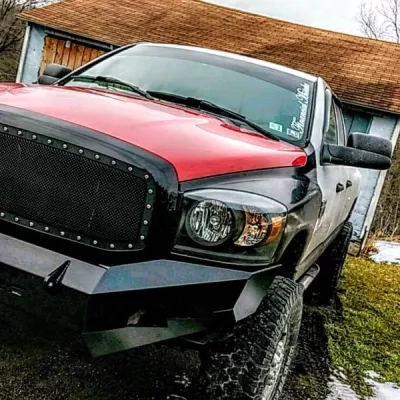 DODGE 2500-3500 2006-2009 with CLASSIC FRONT Weld It Yourself STANDARD installed