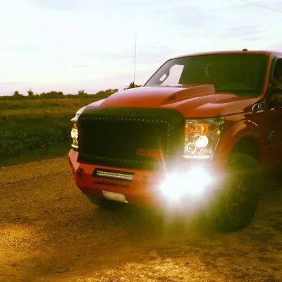 FORD F250-350 2011-2016 with CLASSIC FRONT W.I.Y.KIT STANDARD installed