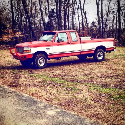 FORD F250-350 1992-1998 with CLASSIC FRONT Weld It Yourself STANDARD installed