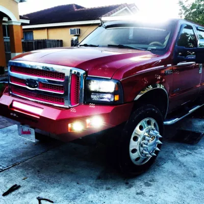 FORD F250-350 1999-2004 with CLASSIC FRONT W.I.Y.KIT STANDARD installed