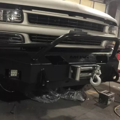 CHEVY TAHOE 2000-2006 with CLASSIC FRONT Weld It Yourself Offroad installed