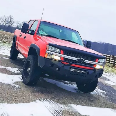 CHEVY 2500-3500HD 2003-2007 with CLASSIC FRONT Weld It Yourself STANDARD installed
