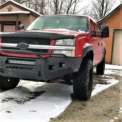 CHEVY 2500-3500HD 2003-2007 with CLASSIC FRONT Weld It Yourself STANDARD installed