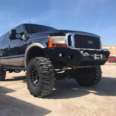 FORD EXCURSION 1999-2004 with CLASSIC FRONT Weld It Yourself Offroad installed