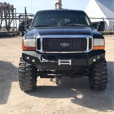 FORD EXCURSION 1999-2004 with CLASSIC FRONT Weld It Yourself Offroad installed