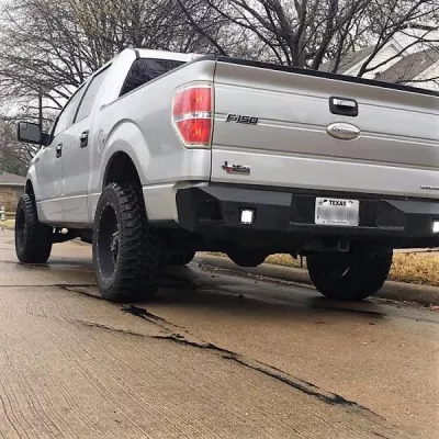 FORD F150 2009-2014 with CLASSIC REAR Weld It Yourself STANDARD installed