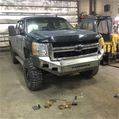 CHEVY 2500-3500HD 2007.5-2010 with CLASSIC FRONT Weld It Yourself STANDARD installed