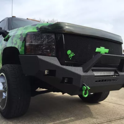 CHEVY 2500-3500HD 2007.5-2010 with CLASSIC FRONT Weld It Yourself STANDARD installed