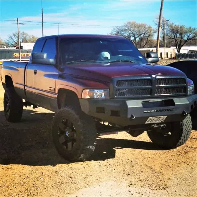 DODGE 2500-3500 1994-2002 with CLASSIC FRONT Weld It Yourself STANDARD installed