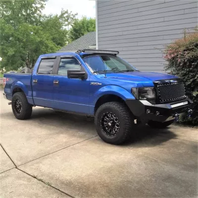 FORD F150 2009-2014 with CLASSIC FRONT Weld It Yourself STANDARD installed