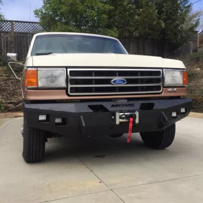 FORD F250-350 1987-1991 with CLASSIC FRONT Weld It Yourself Offroad installed
