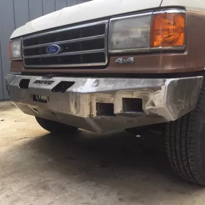 FORD F250-350 1987-1991 with CLASSIC FRONT Weld It Yourself Offroad installed