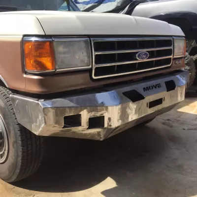 FORD F250-350 1987-1991 with CLASSIC FRONT Weld It Yourself Offroad installed
