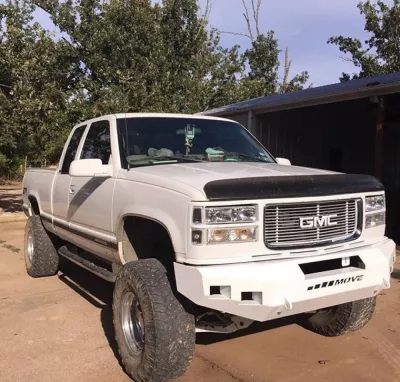 GMC 2500-3500HD 1988-1998 with CLASSIC FRONT W.I.Y.KIT STANDARD installed