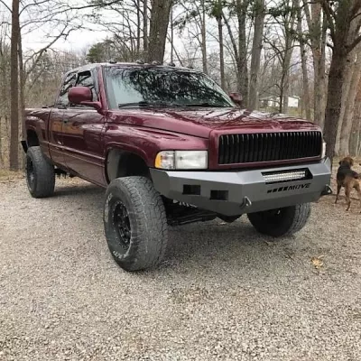 DODGE 2500-3500 1994-2002 with CLASSIC FRONT Weld It Yourself STANDARD installed