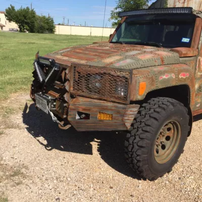 HUMMER H3 2005-2010 with CLASSIC FRONT Weld It Yourself STANDARD installed