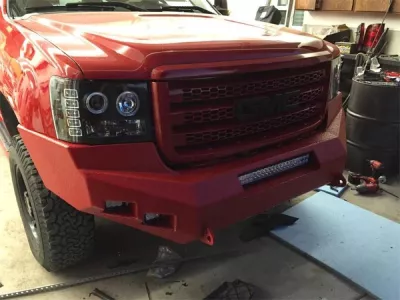 GMC 2500-3500HD 2007.5-2010 with CLASSIC FRONT W.I.Y.KIT STANDARD installed