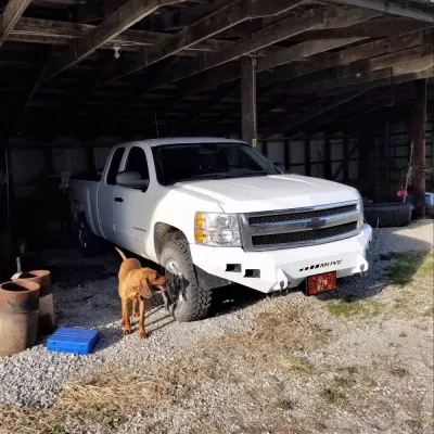 CHEVY 1500 2007.5-2013 with CLASSIC FRONT Weld It Yourself STANDARD installed