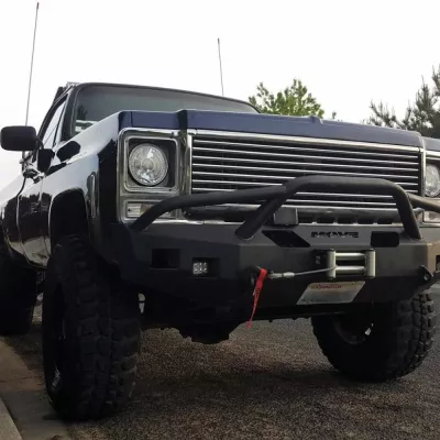GMC 2500-3500HD 1973-1980 with CLASSIC FRONT Weld It Yourself Offroad installed