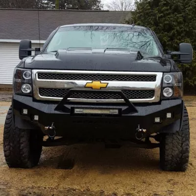 CHEVY 1500 2007.5-2013 with CLASSIC FRONT Weld It Yourself STANDARD installed