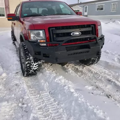 FORD F150 2009-2014 with CLASSIC FRONT Weld It Yourself STANDARD installed