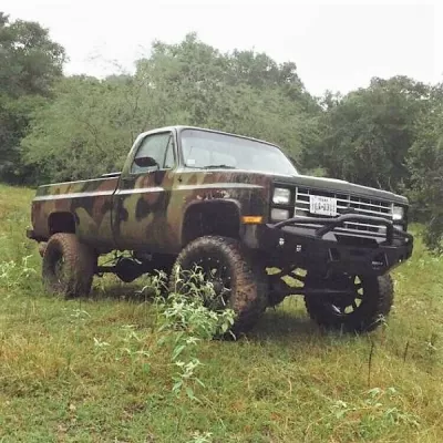 CHEVY 2500-3500HD 1981-1987 with CLASSIC FRONT Weld It Yourself Offroad installed