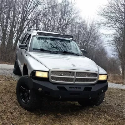 DODGE DURANGO 1998-2003 with CLASSIC FRONT Weld It Yourself Offroad installed
