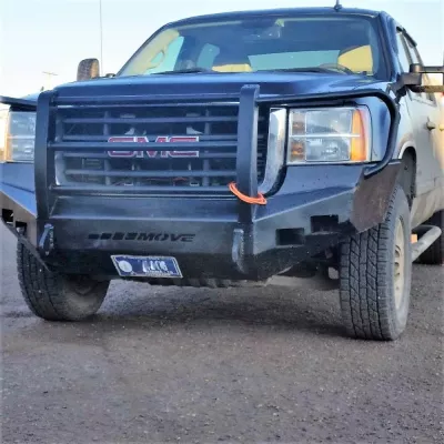 GMC 2500-3500HD 2007.5-2010 with CLASSIC FRONT Weld It Yourself STANDARD installed