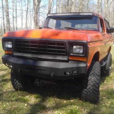 FORD F150 1973-1979 with CLASSIC FRONT Weld It Yourself STANDARD installed