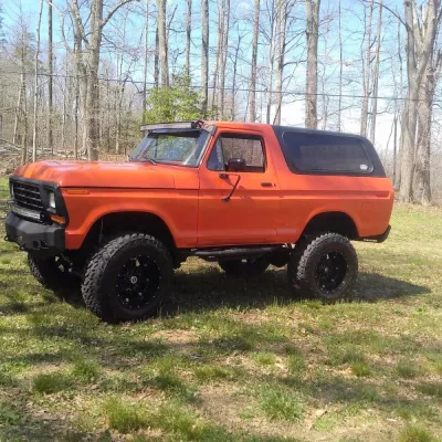 FORD F150 1973-1979 with CLASSIC FRONT Weld It Yourself STANDARD installed