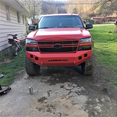 CHEVY 2500-3500HD 2003-2007 with CLASSIC FRONT Weld It Yourself STANDARD installed