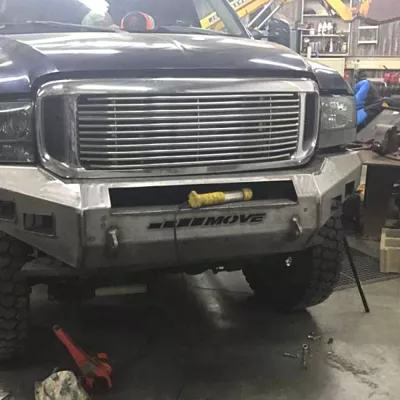FORD F250-350 1999-2004 with CLASSIC FRONT W.I.Y.KIT STANDARD installed