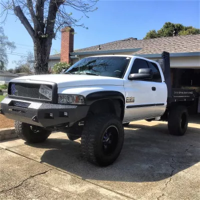 DODGE 2500-3500 1994-2002 with CLASSIC FRONT Weld It Yourself STANDARD installed