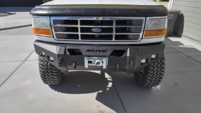 FORD F250-350 1992-1998 with CLASSIC FRONT Weld It Yourself Offroad installed