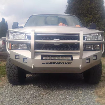 CHEVY 2500-3500HD 2003-2007 with CLASSIC FRONT Weld It Yourself STANDARD installed