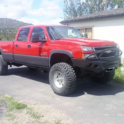 CHEVY 2500-3500HD 2003-2007 with CLASSIC FRONT Weld It Yourself STANDARD installed