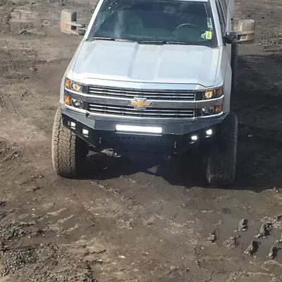 CHEVY 2500-3500HD 2015-2019 with CLASSIC FRONT Weld It Yourself STANDARD installed