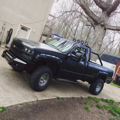CHEVY 1500 1988-1998 with CLASSIC FRONT Weld It Yourself STANDARD installed