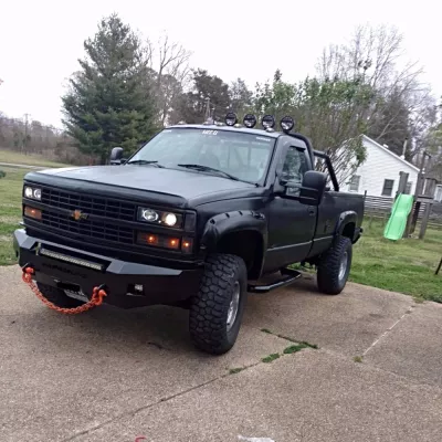 CHEVY 1500 1988-1998 with CLASSIC FRONT Weld It Yourself STANDARD installed