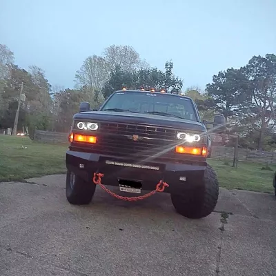 CHEVY 1500 1988-1998 with CLASSIC FRONT Weld It Yourself STANDARD installed